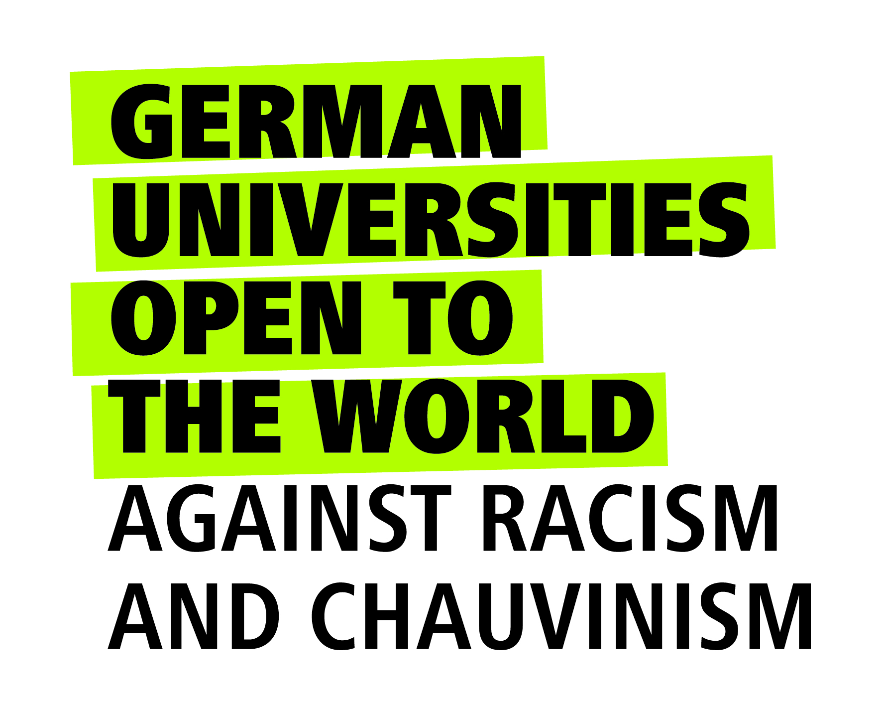 Logo: Universities for openness, tolerance and against xenophobia