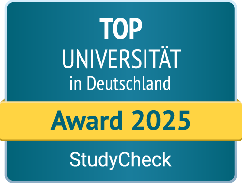 Logo: StudyCheck - top university